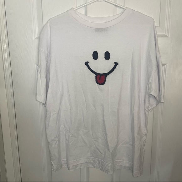 HARVEY Ball Smiley Face Tee Shirt Large - Picture 1 of 5